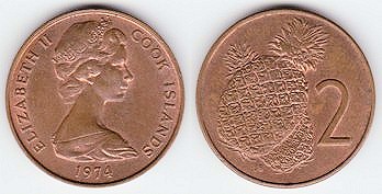 2 Cents (1972-1983) Pineapple 